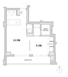 エスセナーリオ牛込柳町 302 間取り図