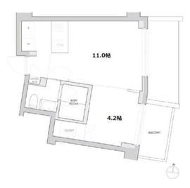エスセナーリオ牛込柳町 304 間取り図