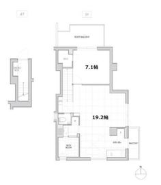 エスセナーリオ牛込柳町 502 間取り図