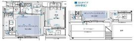 レガリス月島ベイサイドコート 605 間取り図