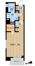 ラクラス田町 805 間取り図