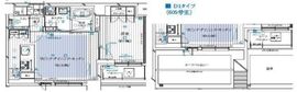 レガリス月島ベイサイドコート 703 間取り図