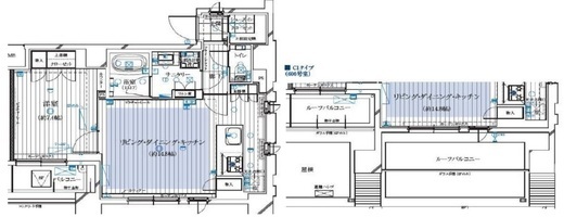 レガリス月島ベイサイドコート 606 間取り図