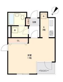 ローレルフラット 307 間取り図