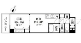 アドミラル桜新町 206 間取り図