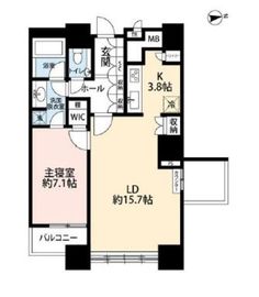 ザ・タワーズ台場 ウエスト 14階 間取り図