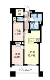 アトラス目黒本町 4階 間取り図