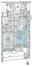 シティインデックス木場 404 間取り図