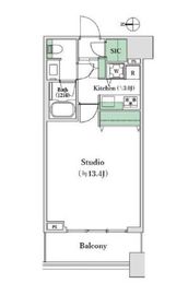コンシェリア西新宿タワーズウエスト 17階 間取り図