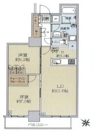 パークタワー滝野川 20階 間取り図