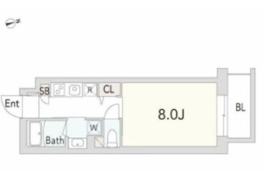 グランデュオ経堂15 (GranDuo Kyodo15) 106 間取り図