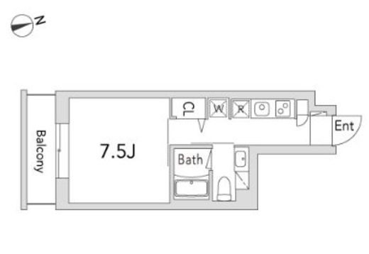 グランデュオ経堂15 (GranDuo Kyodo15) 404 間取り図