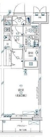 ガリシア新宿余丁町 2階 間取り図
