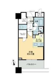 白金ザ・スカイ 17階 間取り図