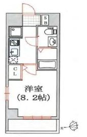 ジェノヴィア白金台グリーンヴェール 2階 間取り図