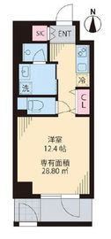 レコルトヴィル高円寺 101 間取り図