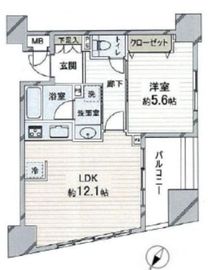 ダイナシティ雷門 9階 間取り図