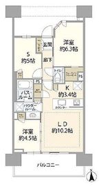 シティタワー品川パークフロント 7階 間取り図