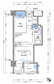 ラティエラ横濱大通り公園 703 間取り図