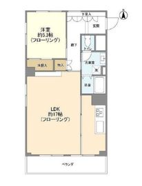学芸大スカイスクレーパー 7階 間取り図