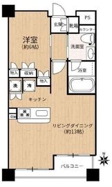 エム・ブランド新宿戸山公園 4階 間取り図
