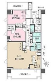 ザ・パークハウス武蔵野中町 4階 間取り図