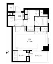 グランスイート文京小石川 3階 間取り図