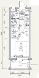 SYFORME TOGOSHI KOENⅡ (シーフォルム戸越公園2) 3階 間取り図