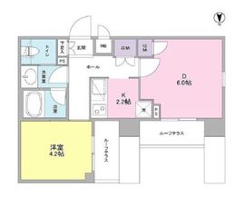 ラクラス新中野 409 間取り図