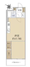 グランドパレス田町 14階 間取り図