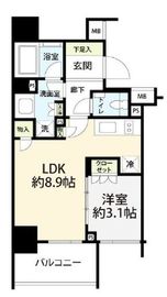 ピアース千代田淡路町 9階 間取り図