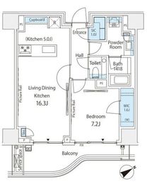 パークコート南青山三丁目 3階 間取り図