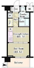 コンチェルト杉並 603 間取り図