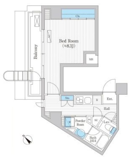 アーバンプレミア池尻大橋 701 間取り図