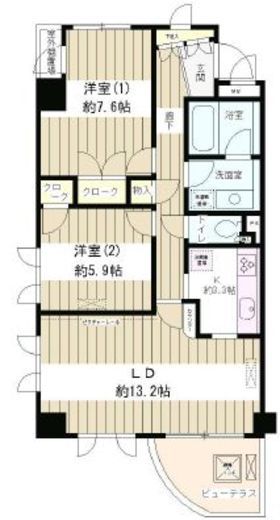 Lapyuta 608 間取り図