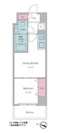 ドゥーエ二子新地 402 間取り図