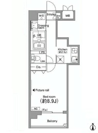 ニッコーアパートメントハウス 404 間取り図