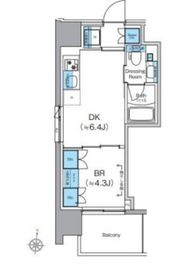 クレヴィアリグゼ錦糸町 504 間取り図