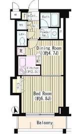 アミカル・エフ 206 間取り図