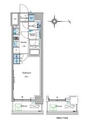 ルフォンプログレ糀谷 406 間取り図