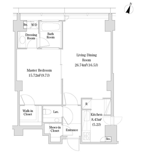ラ・トゥール青葉台 2205 間取り図