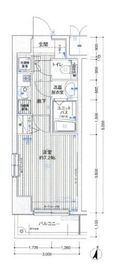 メインステージ赤坂 9階 間取り図