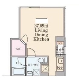 Reve Residence高輪 (レーヴレジデンス高輪) 204 間取り図