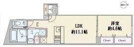 Reve Residence高輪 (レーヴレジデンス高輪) 301 間取り図