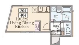 Reve Residence高輪 (レーヴレジデンス高輪) 404 間取り図