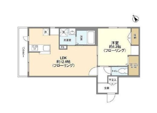 KI南青山 201 間取り図