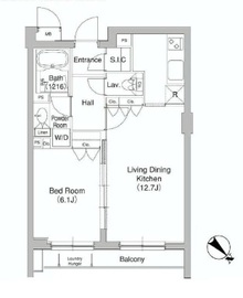 コンフォリア原宿 316 間取り図