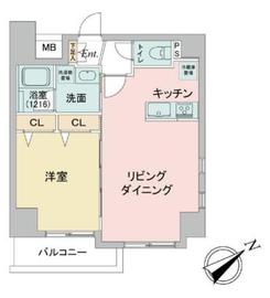 マーベラスビュー東神奈川 501 間取り図