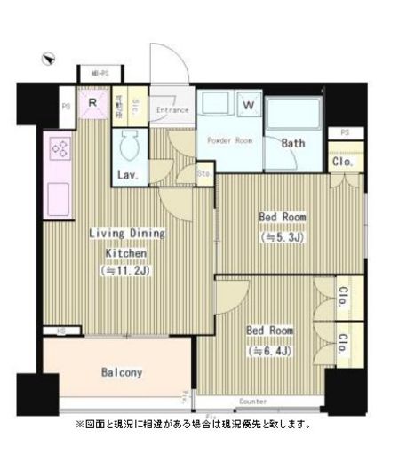 オープンレジデンシア巣鴨ユニーブル 11階 間取り図