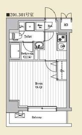 アーバンパーク綾瀬 201 間取り図